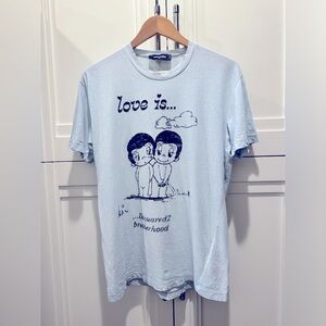 DSquared2 “Love Is” Collection Crew Neck T-shirt - Light Blue - Medium
